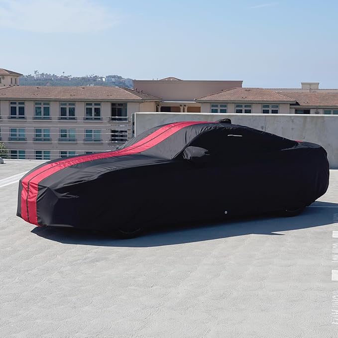 iCarCover Custom Car Cover for Pontiac Sunbird 2-Door Waterproof All-Weather - Image 7