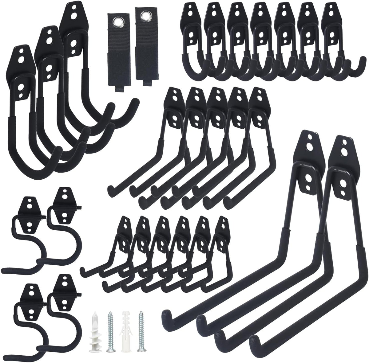 28 Pack Steel Heavy Duty Garage Hooks Storage Hooks