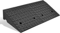 DNA MOTORING 1pcs 5.7" Rise Rubber Curb Ramp Heavy Duty Loading Driveway Ramp