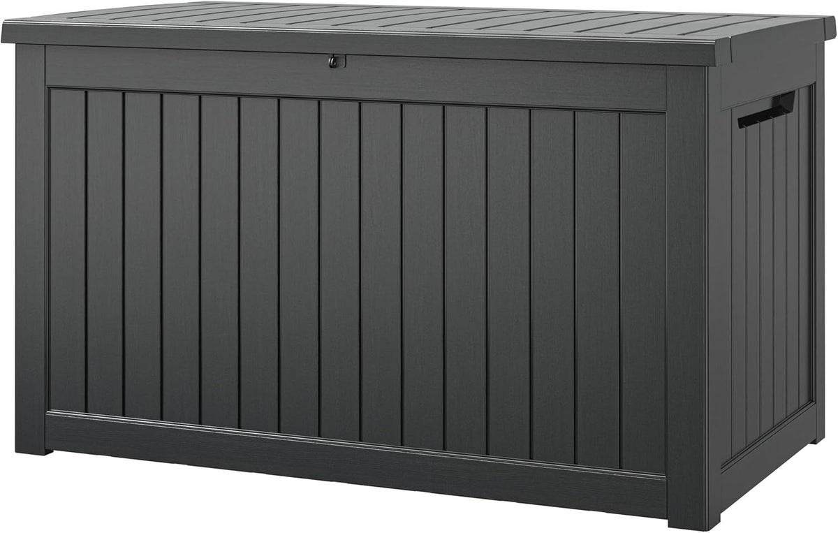 300 gal deck box,outdoor storage box waterproof lockable,gas, main product view