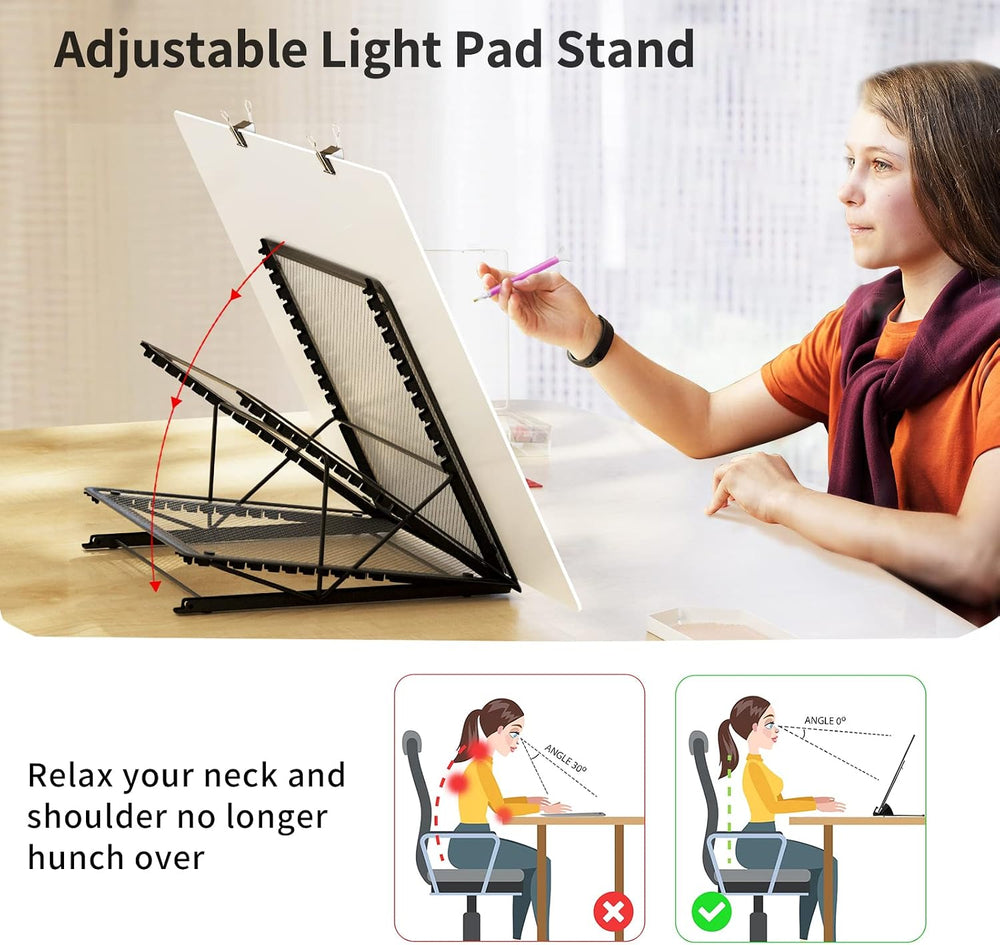 ARTDOT A2 LED Light Pad for Diamond Painting USB Powered Light Board Kit, Adj...