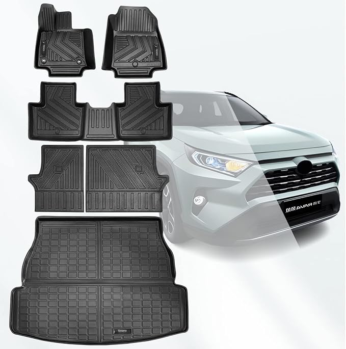 Vanseno Floor Mat & Cargo Liner & Backrest Mat Compatible by Vanseno