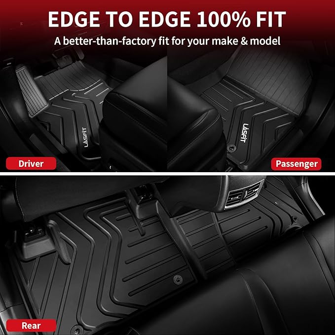LASFIT Floor Mats Fit for Lexus NX NX200t NX300 NX300h 2021-2015 All Weather - Image 5