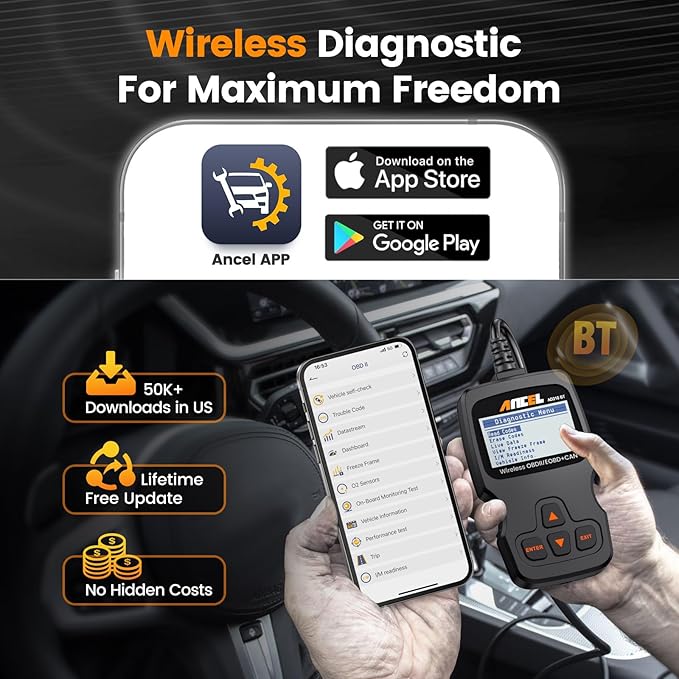 ANCEL AD310BT OBD2 Scanner Bluetooth - Image 3