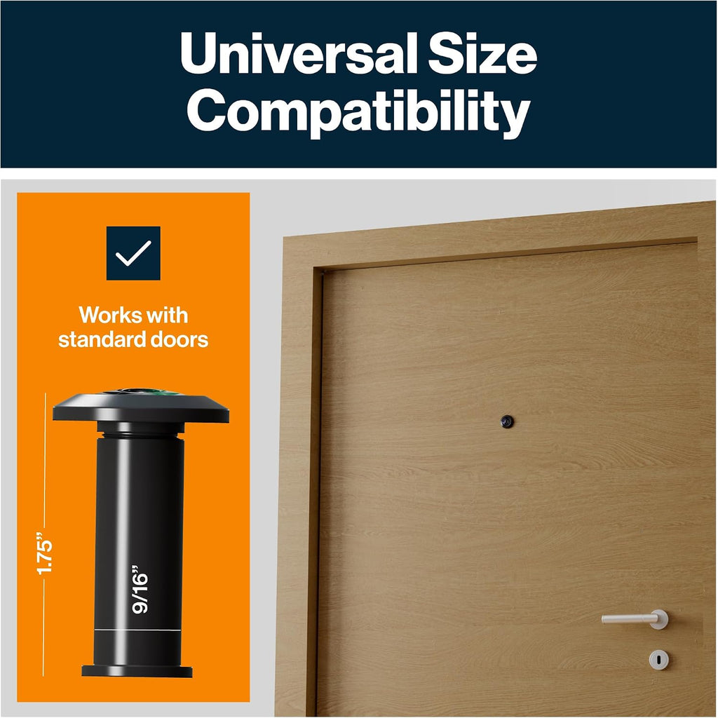 door viewer | security peep hole provides an showing dimensions