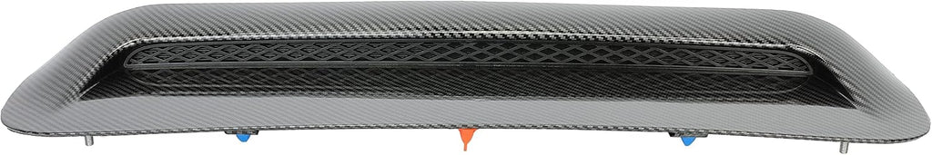 KUAFU Front Upper Hood Scoop Sport Hood Compatible with 2010-2022 Toyota 4Runner & 2012-2015 Toyota Tacoma Carbon Fiber Style Bulge Insert Upgrade Air Flow Scoop Kit Replacement for TO1231103