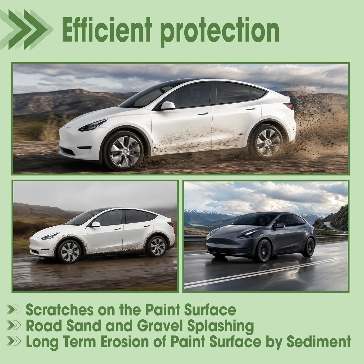 Front Left Wheel Arch Fender Flare Molding Trim Replace 149418500B 1494185-00-B 149416100B 1494161-00-B Fit for Tesla Model Y 2020 2021 2022 2023 2024 Driver Side