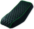 JMCHstore Green Diamond Stitch Retro Mini bike Seat Cover for Monster Mega Moto MMB80 80cc MMB105 105cc, For Coleman Realtree RB100 RT100 Mini Bike Cushion Replacement parts