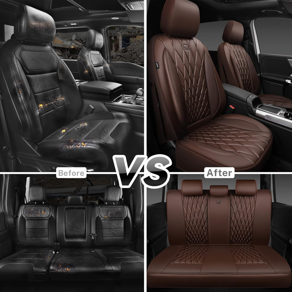 car pass piping luxury faux leather seat covers, package contents