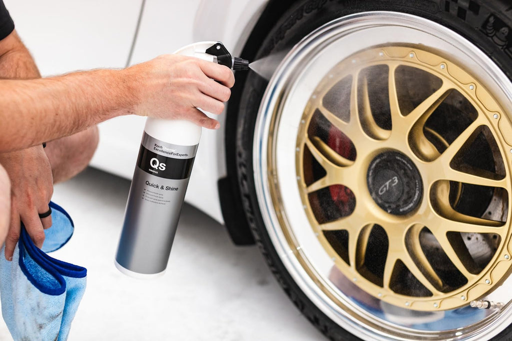 KOCHCHEMIE Quick & Shine Allround Finish Spray - Cleans, Maintains, and Preserves All Smooth and Painted Surfaces; Ideal for Quick Finishing and Showroom Exhibition Use (1 Liter)