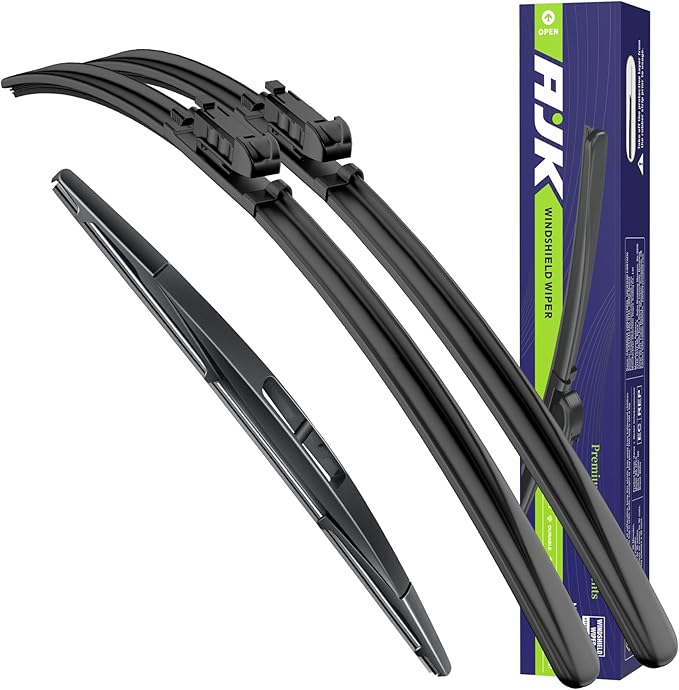 AJK Wiper Blades for Ford Escape 2008 2009 2010 2011 2012, 2 Piece All Weather by AJK