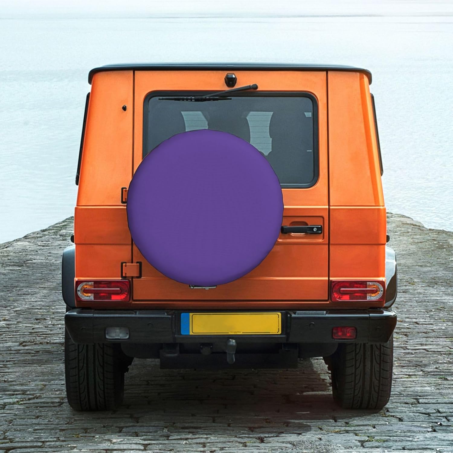 Violet Color Print Universal Spare Tire Cover for RV, Jeep | Wheel Protector Fits Rv, Trailer, Jeep, Shield Tires From Sun, Dirt And Rain For Outdoor Storage
