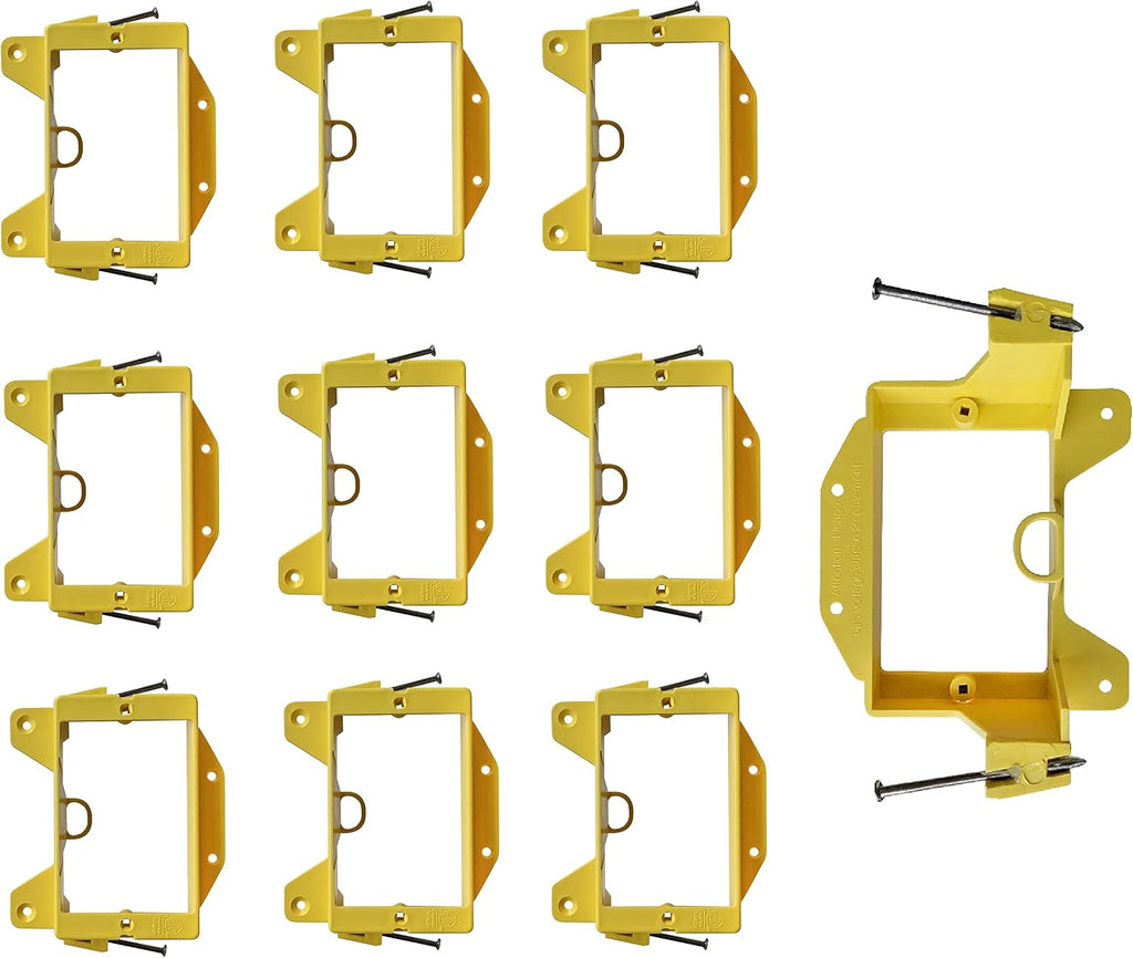 bestmounts - 10 pack nail-on low voltage mounting, main product view