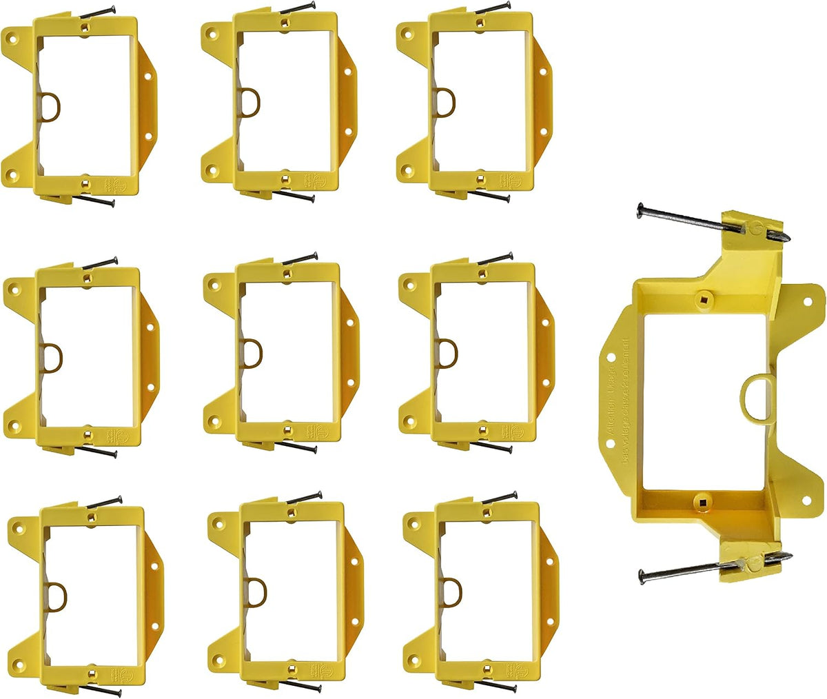 bestmounts - 10 pack nail-on low voltage mounting, main product view