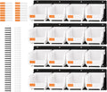 wall mounted storage bins, plastic hanging hardware organizer, main product view