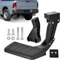 75306-01A Rear Bed Step Compatible with 2009-2018 Dodge Ram 1500, Ram 2500/3500 (Excludes Dual Exhaust & EcoDiesel Models) Retractable Bumper Tailgate Step