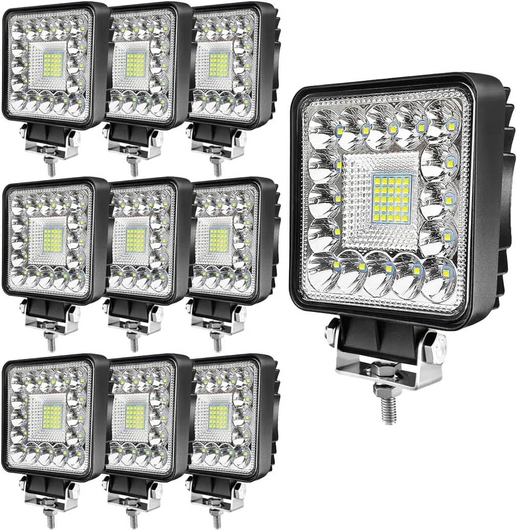 led tractor work light 4 inch 123w 12v, main product view