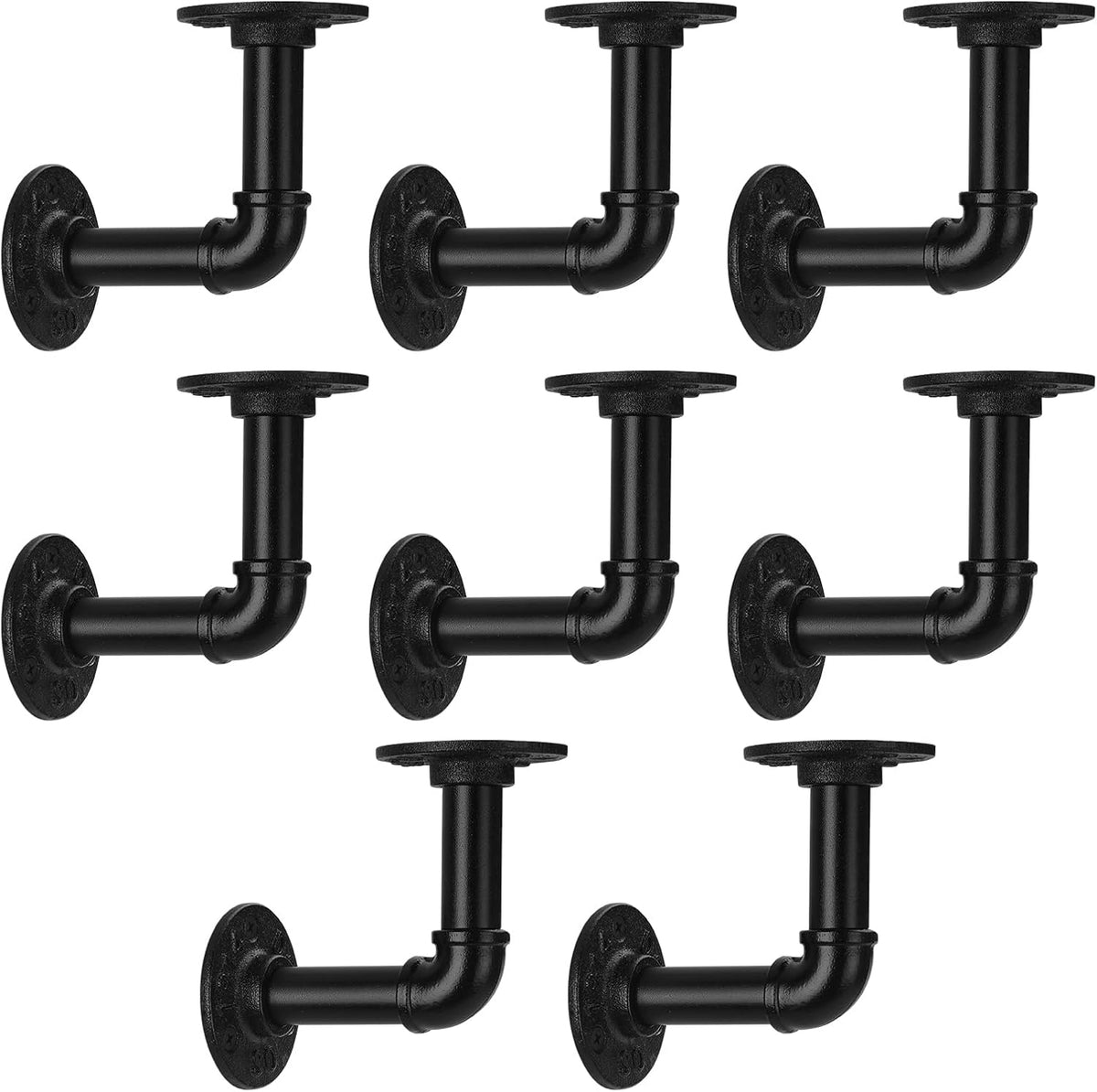 1/2" pipe shelf bracket，wall mounted floating shelf bracket, main product view