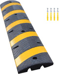 Orangestar 6Ft Rubber Speed Bump, 2 Channel Heavy Duty Speed Hump Cable