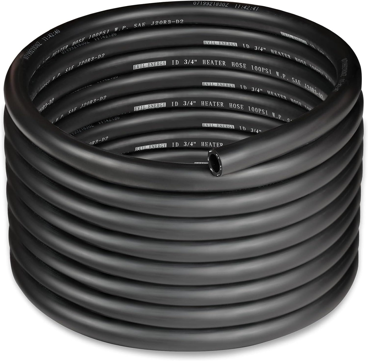 EVIL ENERGY 3/4" Heater Hose Coolant Radiator Straight 100PSI SAE 20R3 20FT