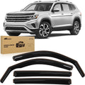 Nilight Vent Window Visors for Volkswagen Atlas 2018 2019 2020 2021 2022 2023