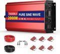 2000W Pure Sine Wave Inverter, 12V DC to 110V/120V AC Power Inverter by TAGEEBLU