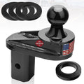 4" offset gooseneck ball extender for short bed, main product view