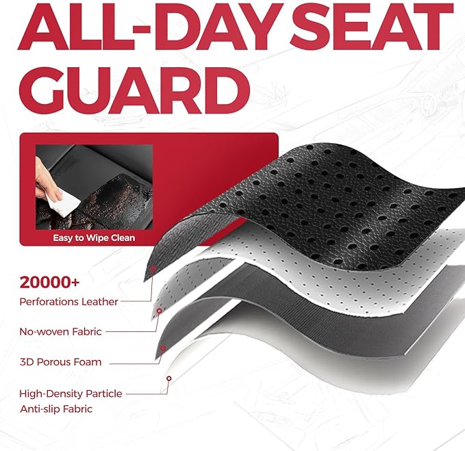 FREESOO CRV Seat Covers Full Set, - Image 5