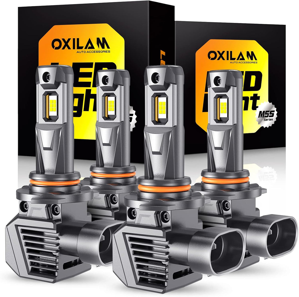 OXILAM 9005 9006 LED Bulbs, 900% High Brightness HB3 HB4 Fog Light Bulb