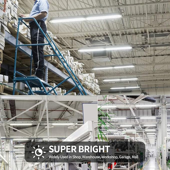 8FT LED Shop Light, Super Bright 120W Shop Lights, 19800LM 5000K 8 Foot Led - Image 4