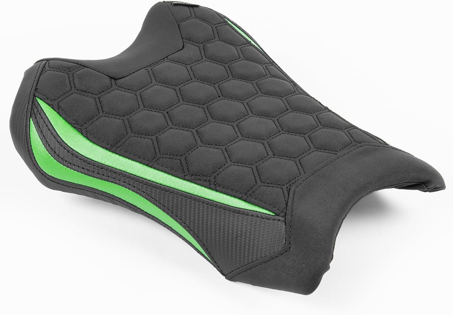 Motorcycle Driver Seat Pad for Ninja ZX-10R ZX-10RR 2021-2025 Front Rider Cushion Pressure Relief Saddle, Front-Green