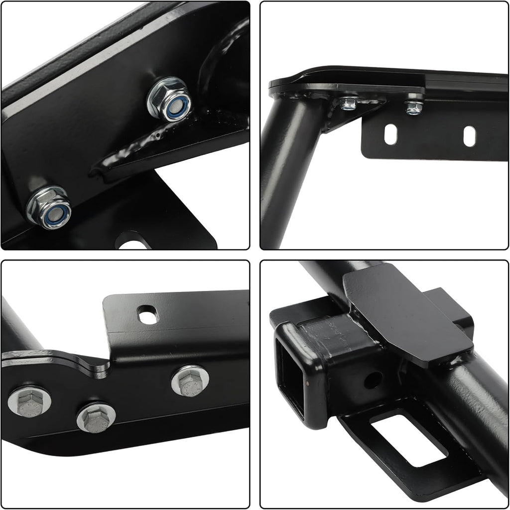 Class 3 Trailer Hitch Receiver Bumper Towing 2" Replacement for Highlander 2014 2015 2016 2017 2018 2019