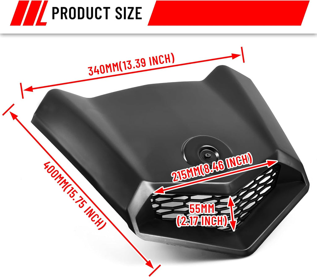 SAUTVS Turbo Hood for Can Am X3, Front Turbo Hood Scoop for Can-Am Maverick X3 XDS XRS Max Turbo R 2017-2026 Accessories (1PC, Replace #705014313)