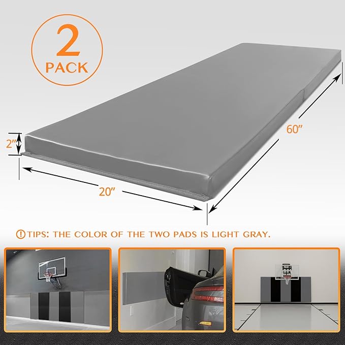PROGOAL 2"/4" Thick Foam Protection Wall Pad，Gym Basketball-Court - Image 2