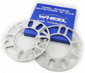 WHEEL CONNECT Universal Wheel Spacer,3mm Thickness(1/8inch),Fit Bolt Pattern 4x98, 4x100, 4x108, 4x114.3, 5x100, 5x105,5x108, 5x110, 5x112, 5x114.3,5x120, Cast Aluminum, Pack of 2.