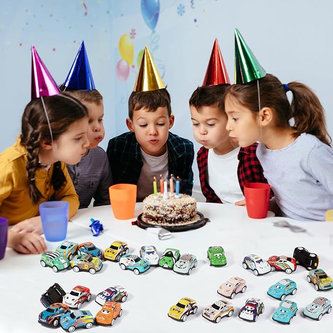 36PCS Mini Pull Back Cars for Kids Toddlers 3-5 4-8 Years Old, Race Cars Party - Image 7