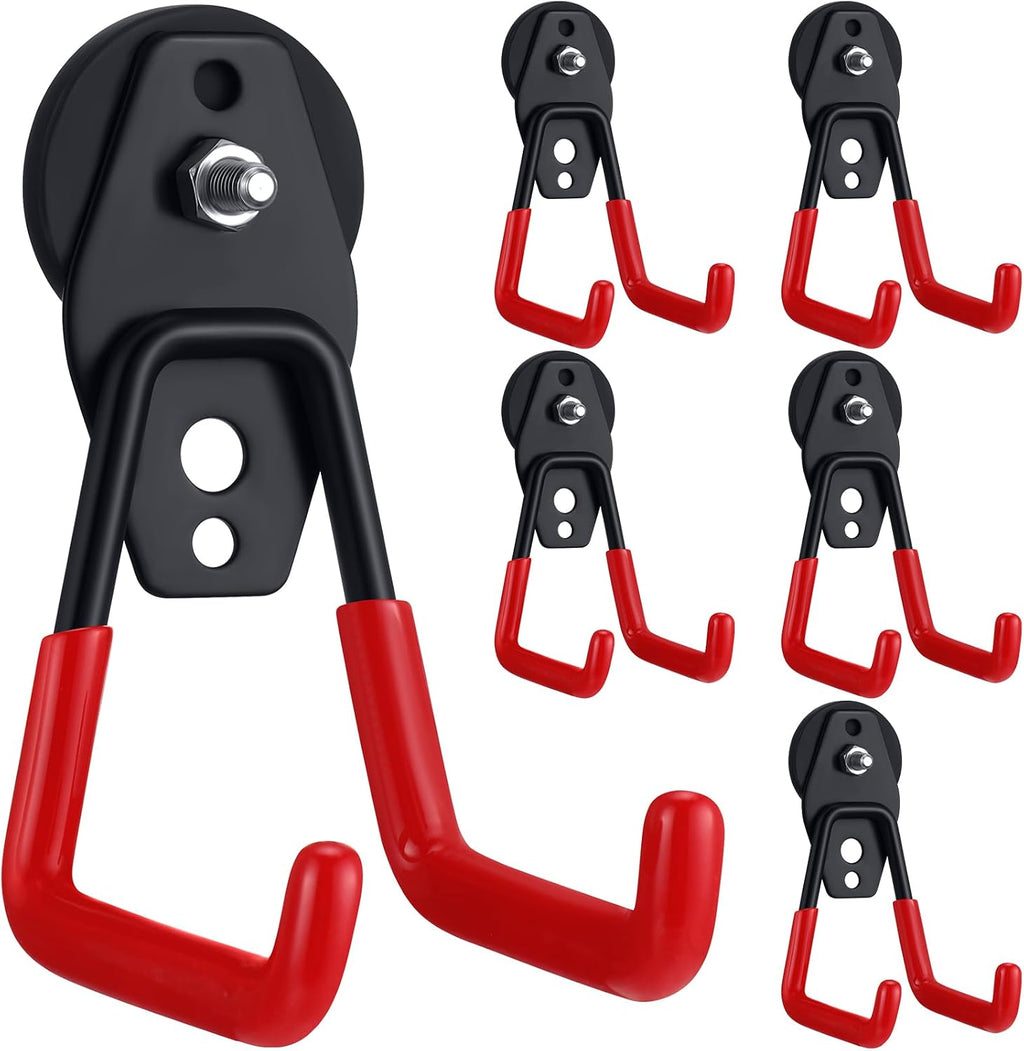 Landhoow Large Magnetic Hooks Heavy Duty Garage Magnet Hooks Strong Storage