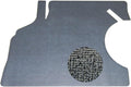 Inline Tube Compatible with 1968-69 Chevrolet Chevelle Trunk Mat Vinyl Gray and Black Herringbone Pattern Felt Backing 1pc