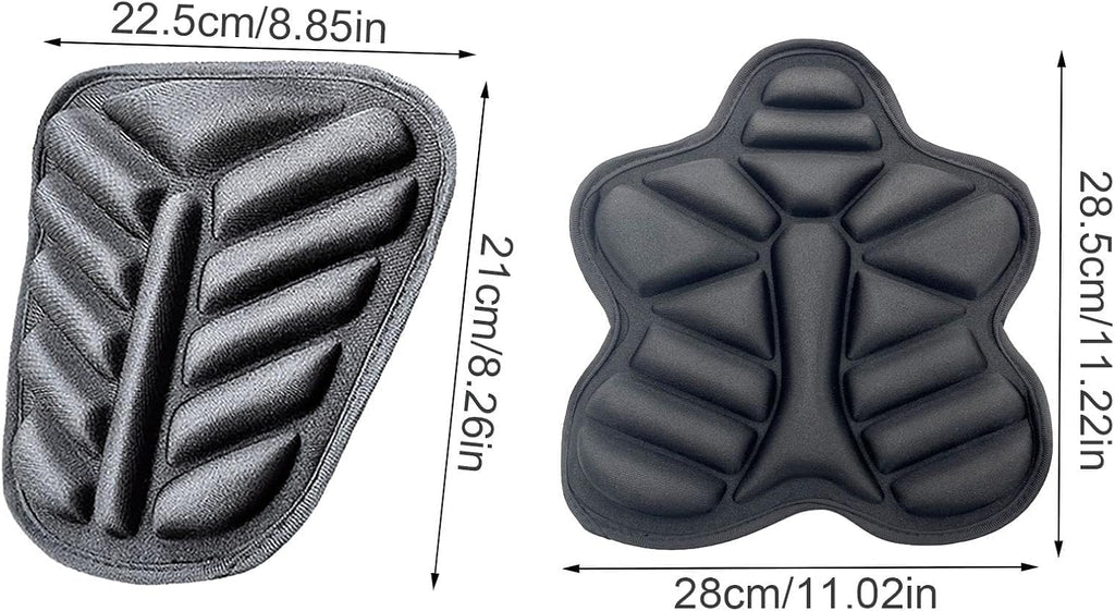 Motorcycle Seat Cushion for Harley Davidson Iron 883 2020-2022, Comfort Seat Cushion for Tailbone Pain Relief - Pressure Relief & Heat Dissipation for Long Rides,B/Double seat
