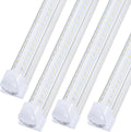 4 Pack, Led Shop Lights, 8FT Led Shop Light, 100W 6000K 15000LM Clear White