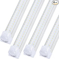 4 Pack, Led Shop Lights, 8FT Led Shop Light, 100W 6000K 15000LM Clear White by DOUYIDOUBEST-LEDLIGHTING
