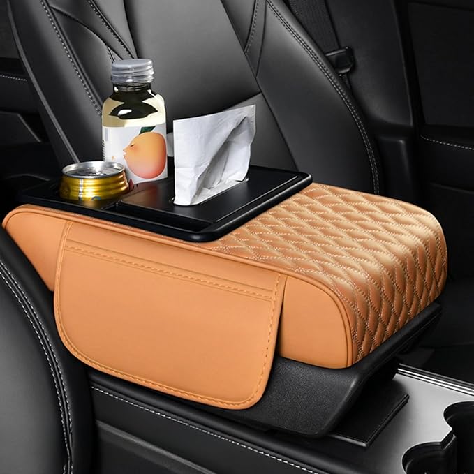 Center Console Cover Organizer, 5-In-1 Arm Rest Cover by STSoleMeT