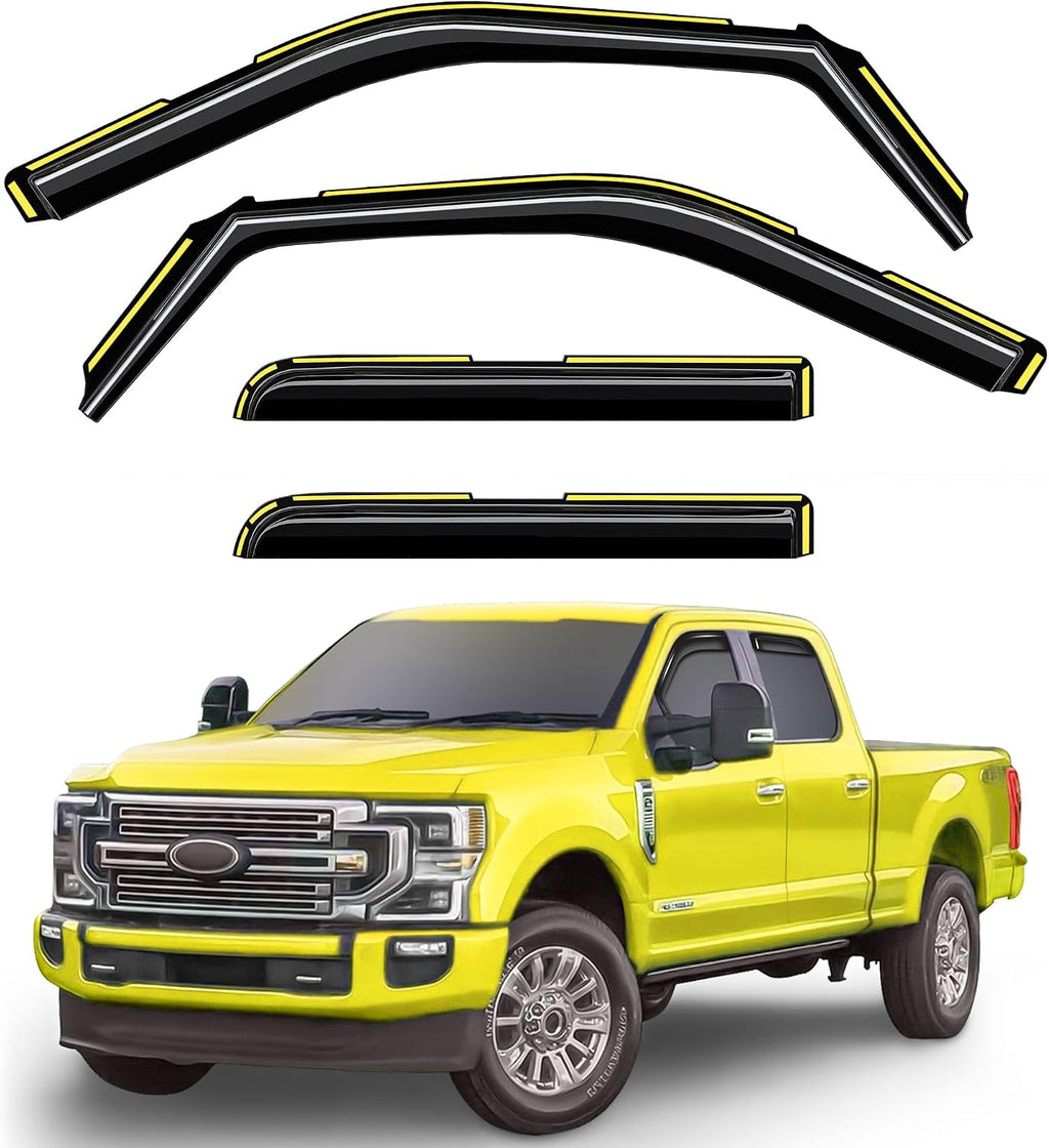 in-Channel Window Rain Guards Fit