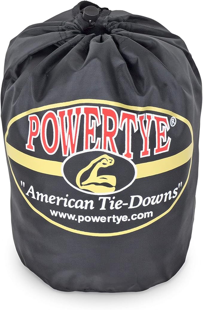 PowerTye - Made in USA - Extra Long Ratchet Tie Down Straps, Heavy Duty - Image 4