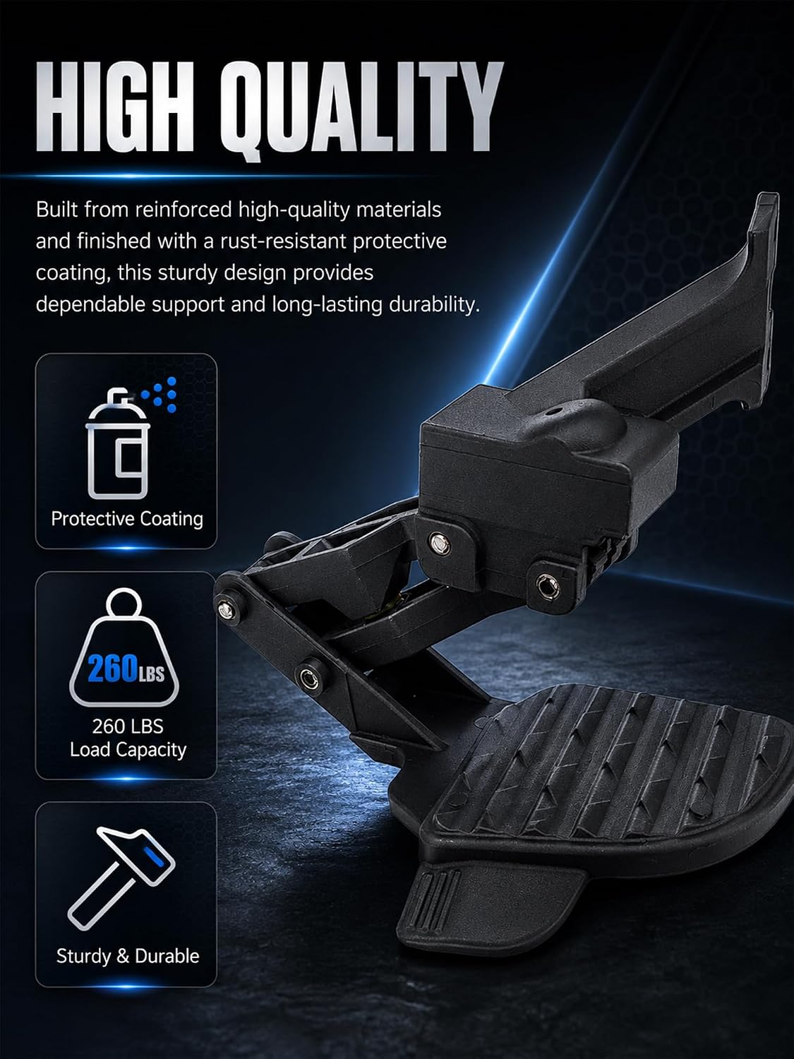 Rear Bed Step Truck Retractable Tailgate Bumper Step Fit for Dodge Ram 2500 3500 2019 2020 2021 2022 2023 2024 2025 2026 Replaces 82215842AG 82215842AH 82215842AD 82215842AE 82215842AF