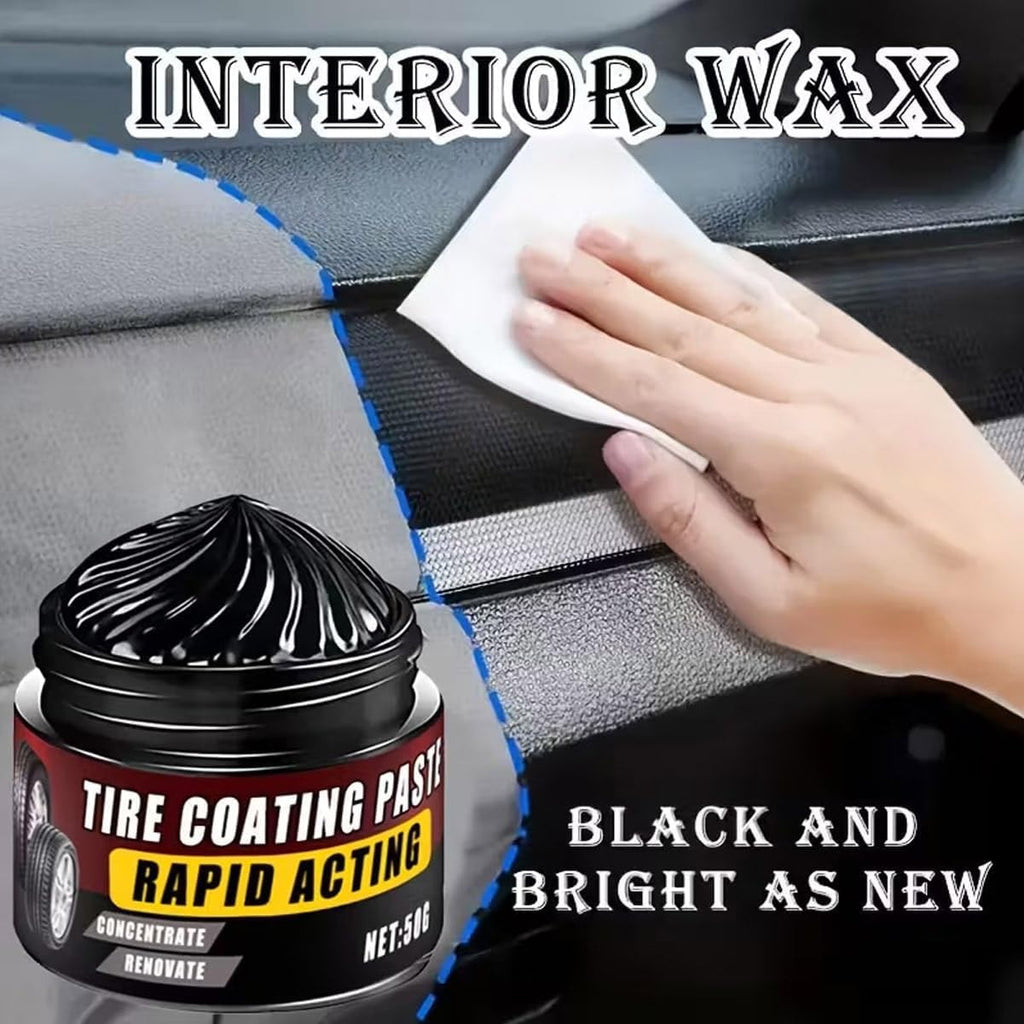 Gel Abrillantador De Llantas De Larga Duración, Cera Para Neumáticos Restaurar El Brillo Negro, Tire Gloss Protection Agent, Ceramic Tire Coating Long-Lasting, Nourish Cream for Tires (5)
