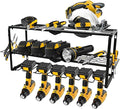 Wall Mount Power Tool Organizer, 3 Layer 7 Drill Hangers Storage Rack, Tool by Tagzilo