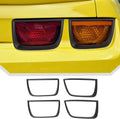 JeCar Matte Black Tail Light Bezel Taillight Cover Trim Accessories Compatible with Chevrolet Chevy Camaro 2010 2011 2012 2013(4 Pieces)