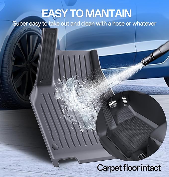 Floor Mats Fit for Model Y 2026-2025 Juniper 5-Seat - Image 5