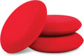 Griot's Garage Hand Wax Applicators, Foam Car Detailing Pads for Smooth Application of Waxes, Polishes, Dressing, Protectants, and More, Machine-Washable and Reusable, Red, Set of 3